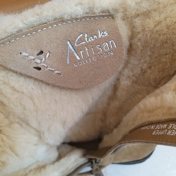 CLARKS ARTISAN COLLECTION LEATHER UPPER BOOTS SIZE 6B - Picture 4 of 13